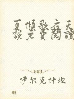 夏倾歌夜天承小说免费阅读