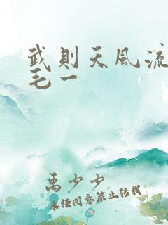 武则天风流艳情毛一