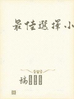 最佳选择小说