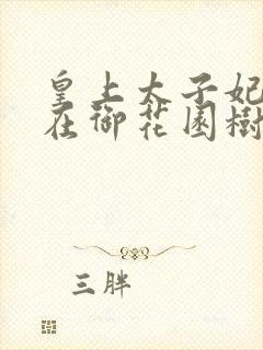 皇上太子妃沈音在御花园树上