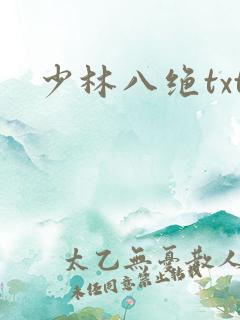 少林八绝txt