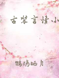 古装言情小说