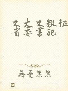 又大又粗征服女省委书记