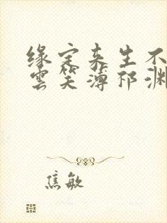 缘定来生不相负云笑薄祁渊