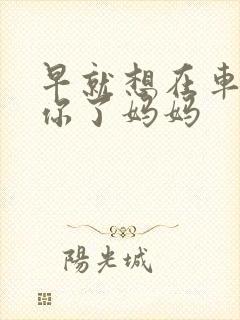 早就想在车里要你了妈妈