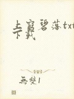 上穷碧落txt下载