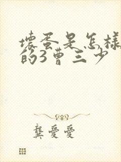 坏蛋是怎样炼成的3曹三少