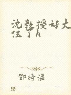 沈教授好大含不住了h