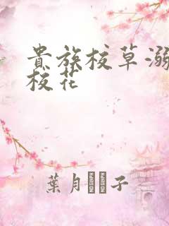 贵族校草溺爱拽校花