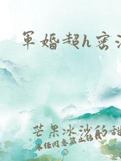 军婚超h密液