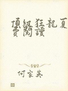 顶级狂龙夏天免费阅读