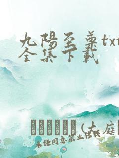九阳至尊txt全集下载