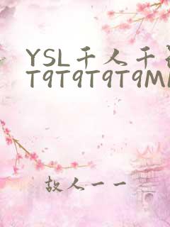 YSL千人千色T9T9T9T9MMD