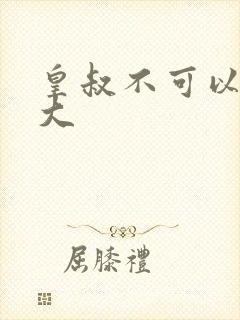 皇叔不可以 太大