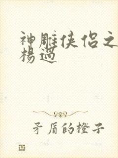 神雕侠侣之我是杨过