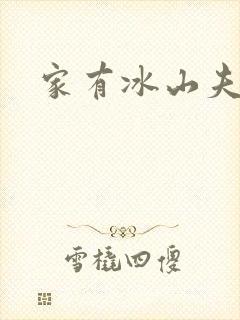 家有冰山夫