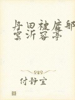 丹田被废那些年云沂容亭