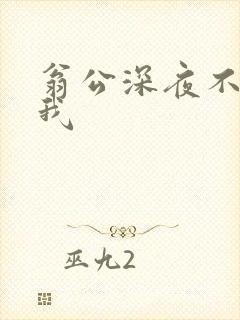 翁公深夜不停要我