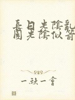 长日光阴乱作一团光阴似箭