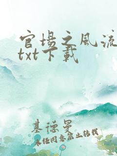 官场之风流人生txt下载