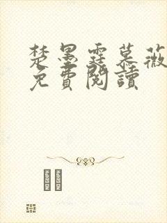 楚墨霆慕薇小说免费阅读