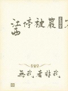 江停被严峫塞东西