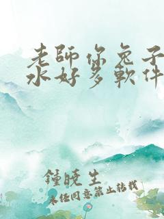 老师你兔子好软水好多软件