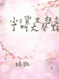 小s货又想挨c了叫大声点