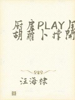 厨房PLAY用胡萝卜撑开男男