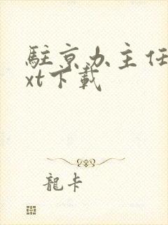 驻京办主任2txt下载