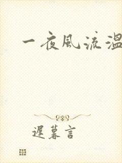 一夜风流温暮生