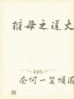 推母之道大结局