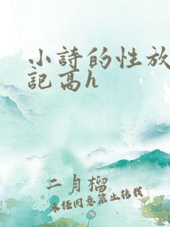 小诗的性放荡日记高h
