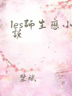 les师生恋小说