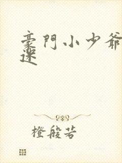 豪门小少爷是财迷