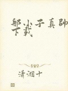 那小子真帅小说下载