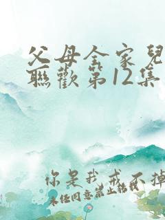 父母全家儿女大联欢第12集