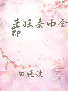 老旺秦雨全部章节