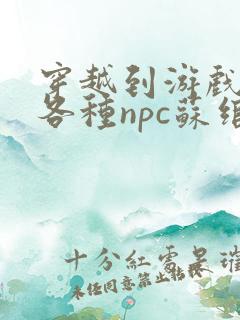 穿越到游戏里和各种npc苏绾