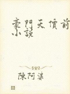 豪门天价前妻 小说