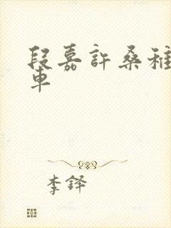 段嘉许桑稚浴室车