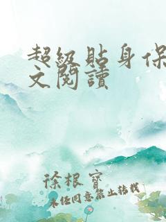 超级贴身保镖全文阅读