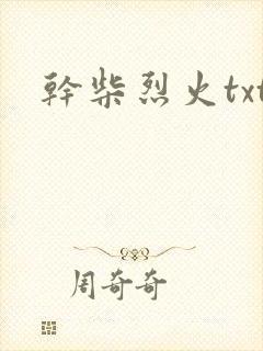 干柴烈火txt
