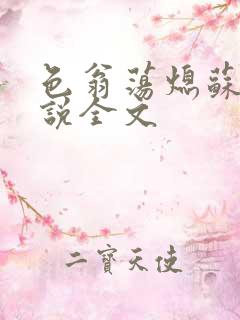 色翁荡熄苏钥小说全文