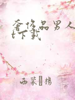 奢侈品男人txt下载