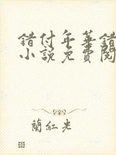 错付年华错付情小说免费阅读