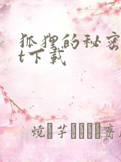 狐狸的秘密txt下载