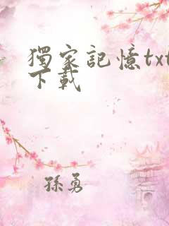 独家记忆txt下载