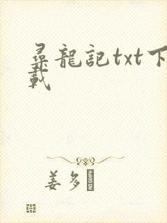 寻龙记txt下载