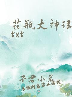 花瓶大神很菜鸟txt